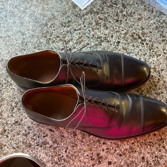 ALLEN EDMONDS | Park Avenue Cap-toe Oxfords Black men’s size‎ 13B good preowned - Picture 3 of 16